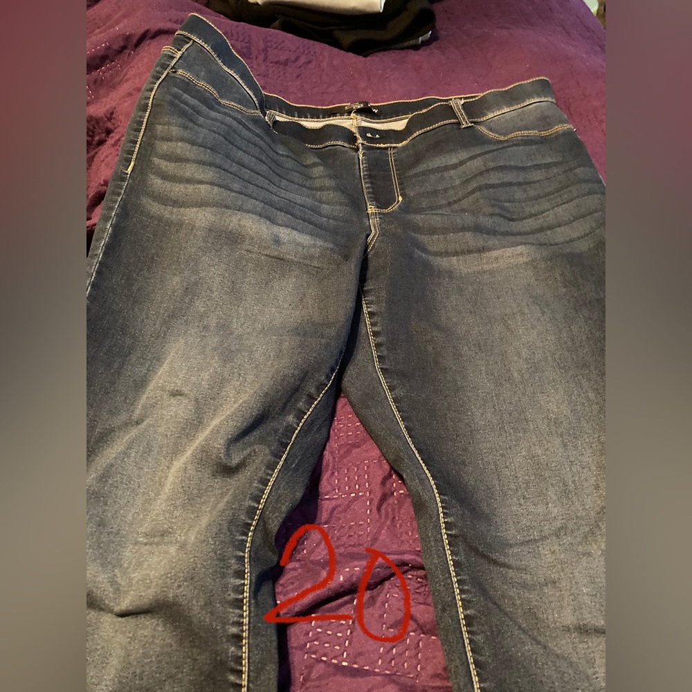 SIZE 20 STICH STAR LADIES JEANS